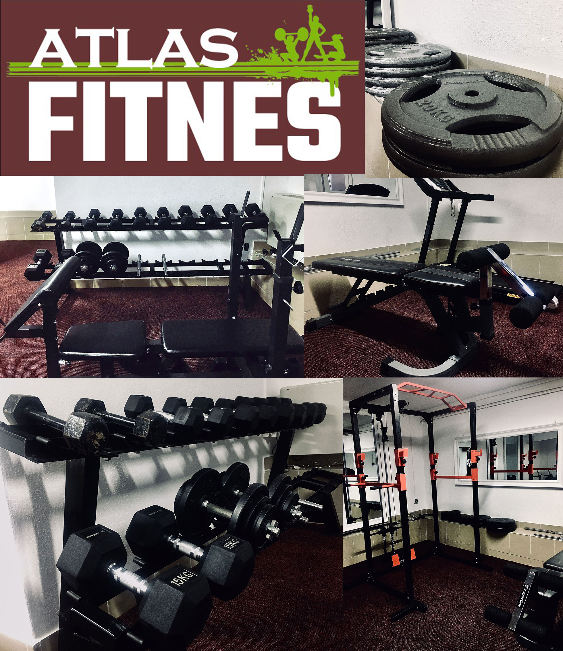 Nou! Sala de Fitness la pensiunea Atlas