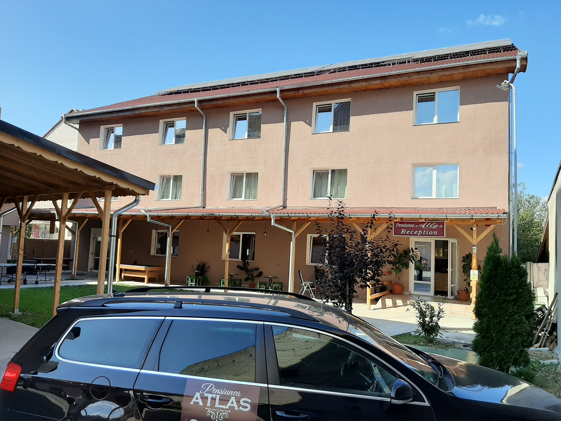 Pension Atlas Ilia - the second building, face to face with the first